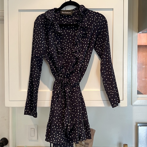 Réalisation Par “The Alexandra” Navy Star Dress - Picture 4 of 6